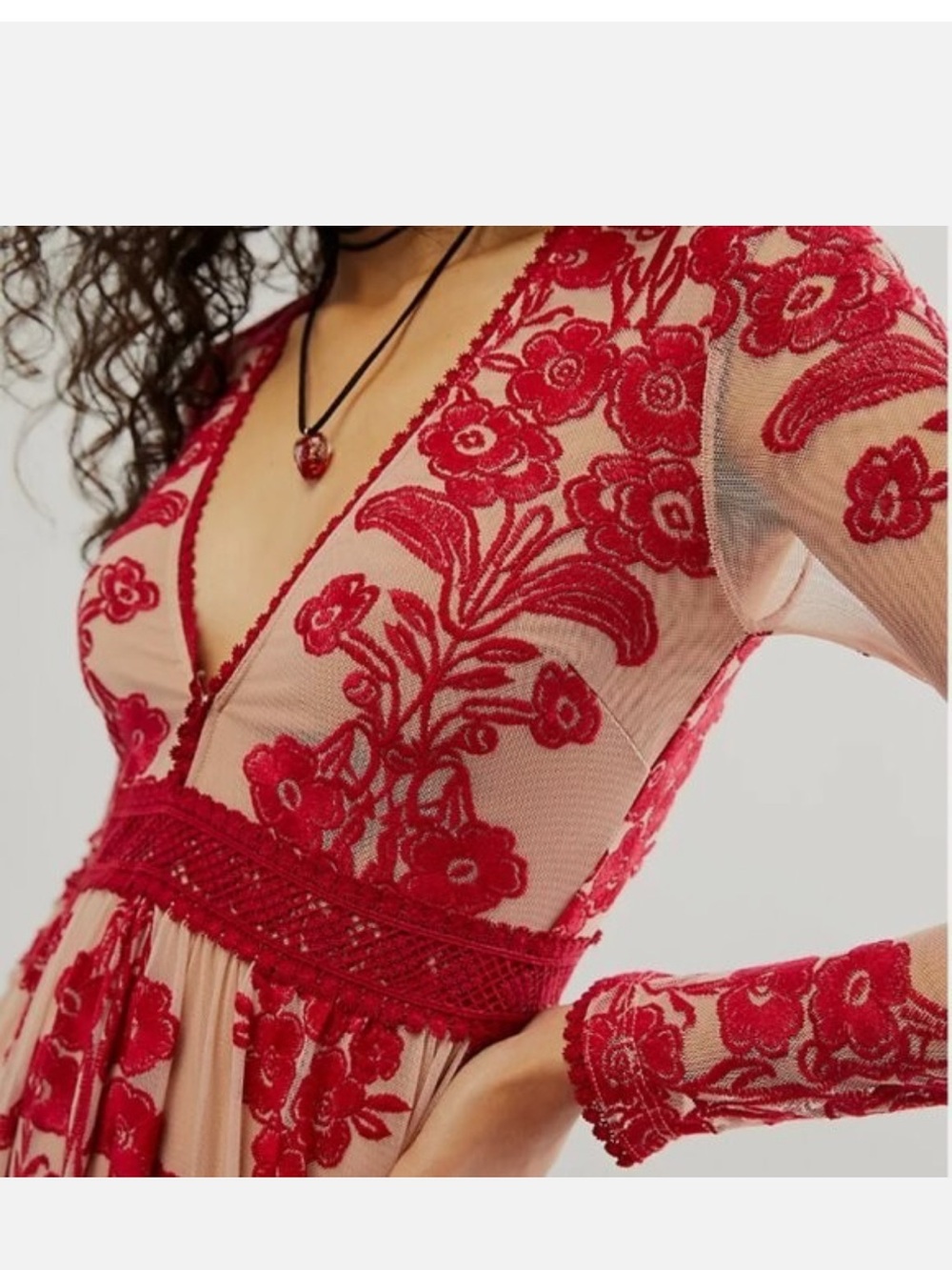 Free People X For Love & Lemons Temecula Maxi Dress - Picture 2 of 3